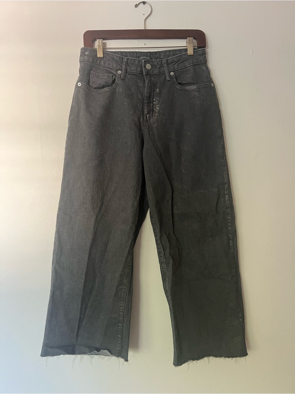 wild fable Grey 90s style Relaxed High Rise Wide-Leg Jeans, Womens 6